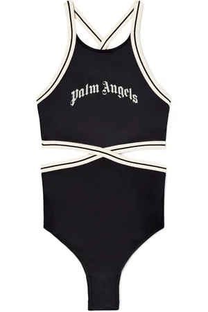 Palm Angels Badeanzug mit abgerundetem Logo