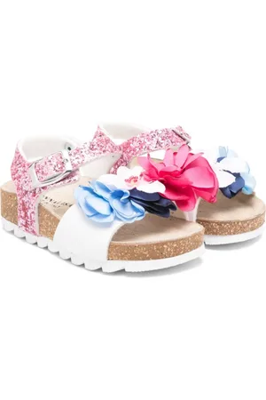MONNALISA Sandalen mit Blumenapplikation