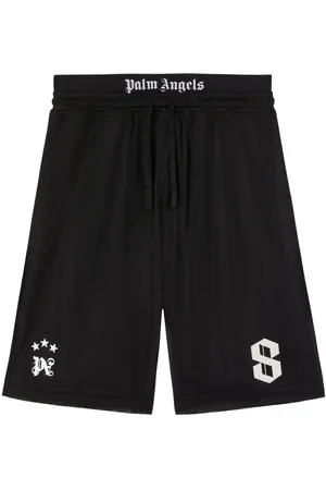 Palm Angels Mesh-Shorts mit Palmen