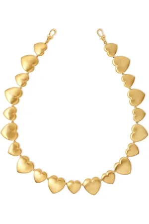 Marie Lichtenberg 14kt Gelbgoldhalskette mit Herzen