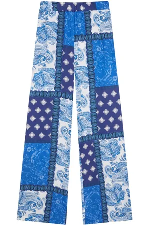 Donde Esteban Hose mit Patchwork-Print