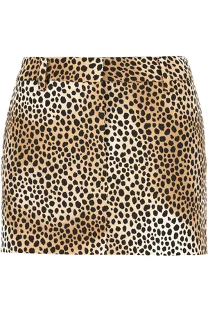 Michael Kors Rock mit Leoparden-Print
