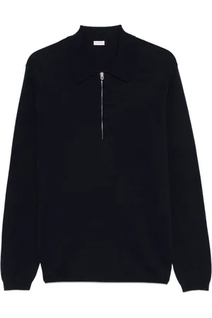 Fursac Poloshirt aus geripptem Strick