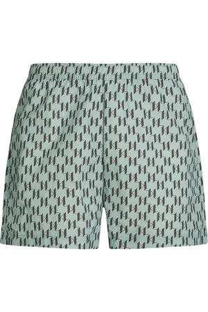 Karl Lagerfeld Badeshorts mit Monogramm-Print