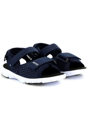 HUGO BOSS Sandalen mit Logo-Print