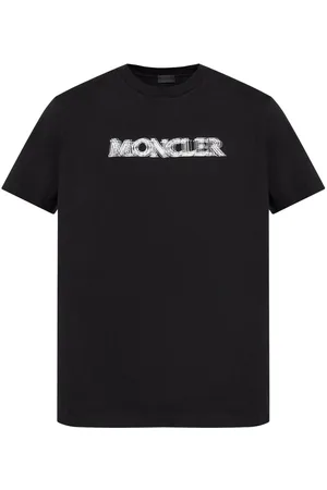 Moncler T-Shirt mit verschwommenem Logo