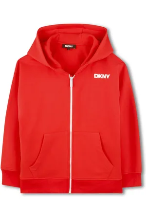 DKNY Cardigan mit Logo-Print