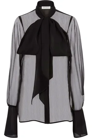 Nina Ricci Semi-transparentes Seidenhemd