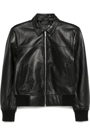 R13 Klassische Lederjacke