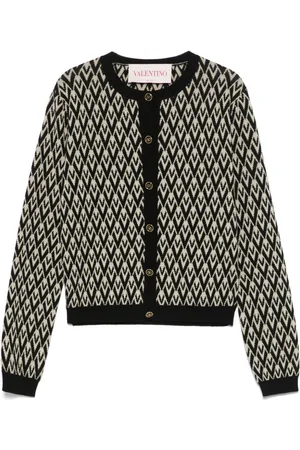 VALENTINO GARAVANI Toute la Cardigan mit V-Jacquardmuster