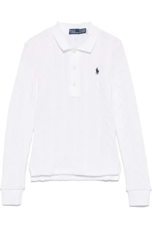 Ralph Lauren Poloshirt mit Zopfmuster
