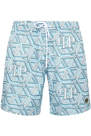 Philipp Plein Badeshorts mit Monogramm