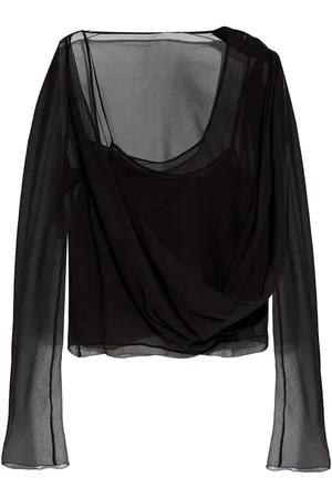 Cult Gaia Bluse mit Sheer-Effekt