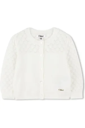 Chloé Cardigan mit Logo-Schild