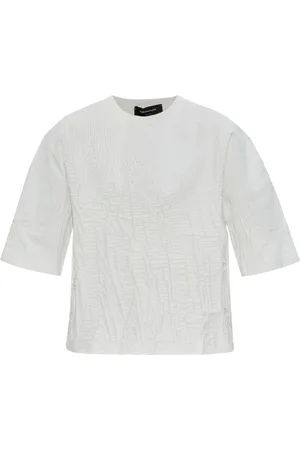 Fabiana Filippi T-Shirt mit Riss-Effekt