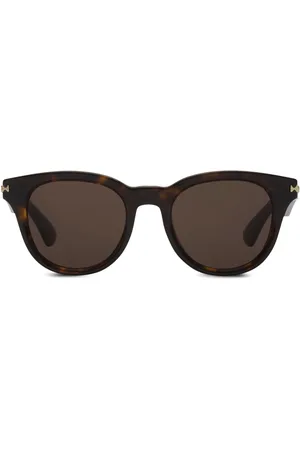 Burberry Logo Bar Round Sonnenbrille