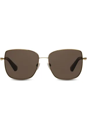 Burberry Eckige Sonnenbrille mit Logo