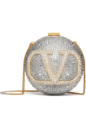 VALENTINO GARAVANI VLogo Signature Clutch mit Verzierung