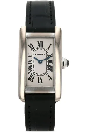 Cartier 2000 18kt Tank Américaine Weißgoldhalskette 19mm