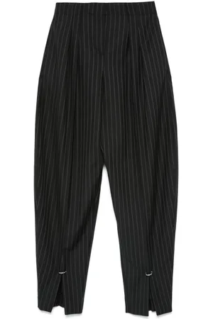 MUGLER Hose mit Nadelstreifen