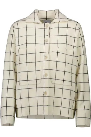 Allude Cardigan mit Gittermuster