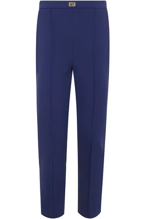 Elisabetta Franchi Hose mit Logo-Schild