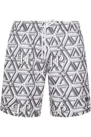 Philipp Plein Monogram Boxer Badeshorts