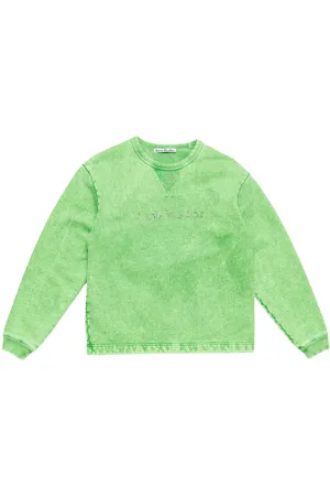 Acne Studios Sweatshirt mit Nieten-Logo