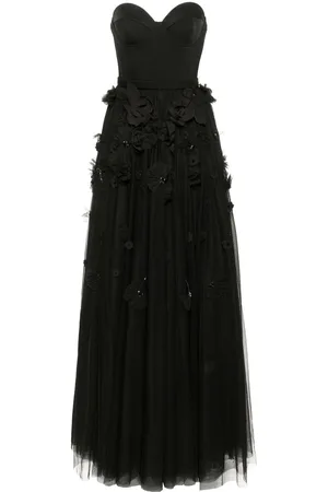 Viktor & Rolf Kleid mit Blumenapplikation