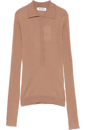 The Attico Grob geripptes Poloshirt