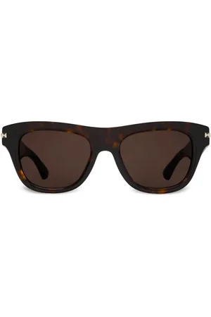 Burberry Eckige Sonnenbrille mit Logo
