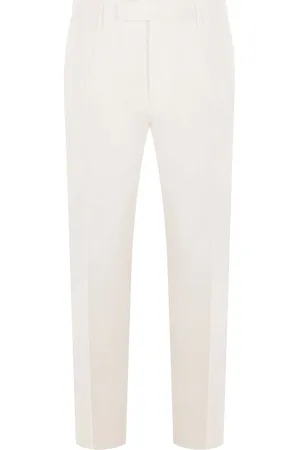 Ermenegildo Zegna Hose aus Gabardine mit Falten