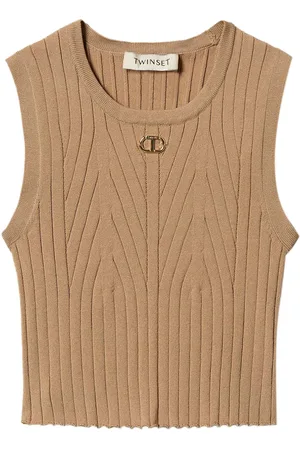 Twin-Set Geripptes Tanktop