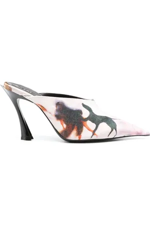 MUGLER X Ambera Wellmann Fang Mules 95mm