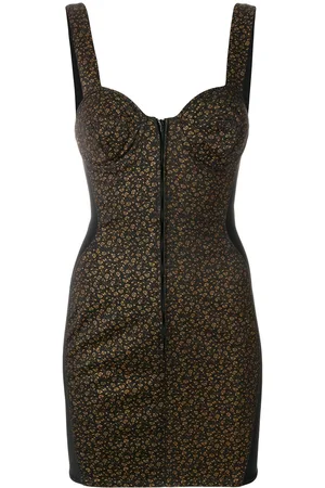 Jean Paul Gaultier Kleid mit Blumen-Print