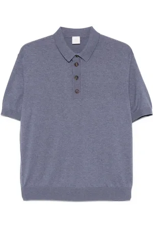 ELEVENTY Fein gestricktes Poloshirt