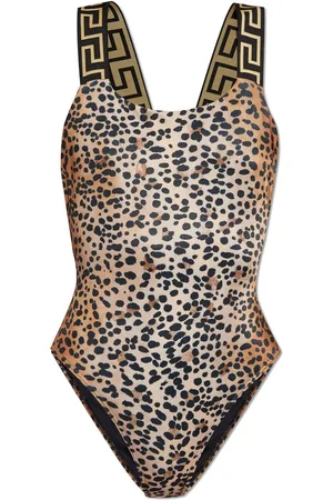 VERSACE Badeanzug mit Leoparden-Print