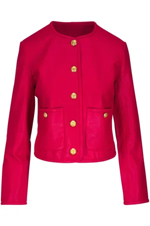 VERONICA BEARD Klassische Lederjacke