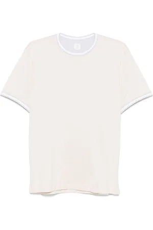 ELEVENTY T-Shirt mit Streifendetail