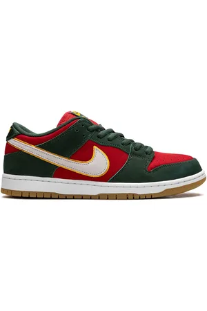 Nike SB Dunk "Seattle Sonics - Fir/Fire Red/University Gold" Sneakers