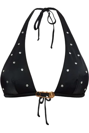 VERSACE Bikinioberteil mit Kristallen
