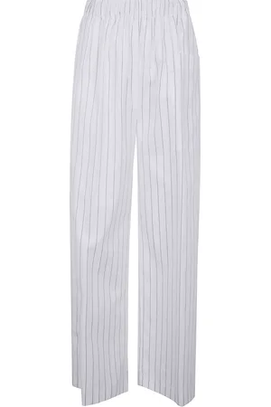 ERIKA CAVALLINI Gestreifte Wide-Leg-Hose