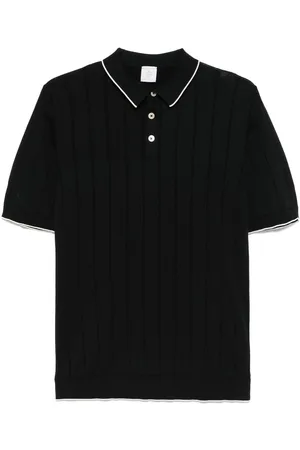 ELEVENTY Poloshirt aus geripptem Strick