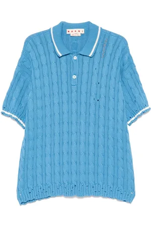 Marni Poloshirt mit Zopfmuster