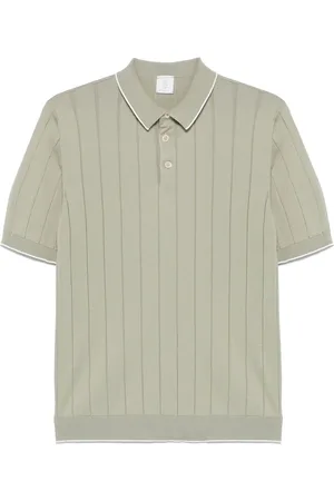 ELEVENTY Poloshirt aus geripptem Strick