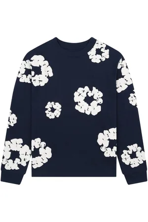 DENIM TEARS Langarmshirt mit Kranz