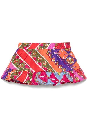 PUCCI Junior Minirock mit Blumen-Print