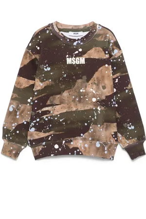 Msgm Sweatshirt mit Farbklecks-Detail