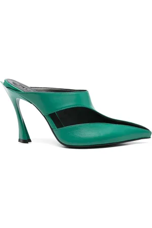 MUGLER Mules mit Cut-Out 95mm