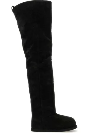 Amina Muaddi Heidi Overknee-Boots